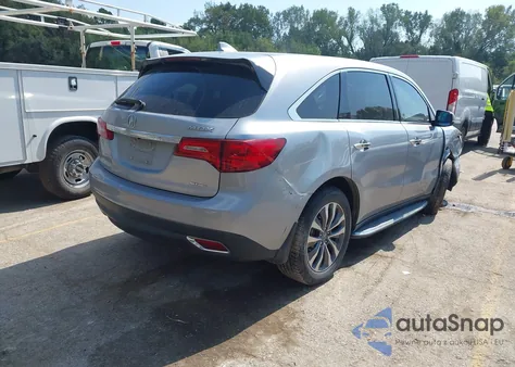 2016 Acura Mdx Technology Acurawatch Plus Packages/Technology Package from USA, damaged, VIN 5FRYD4H40GB013461